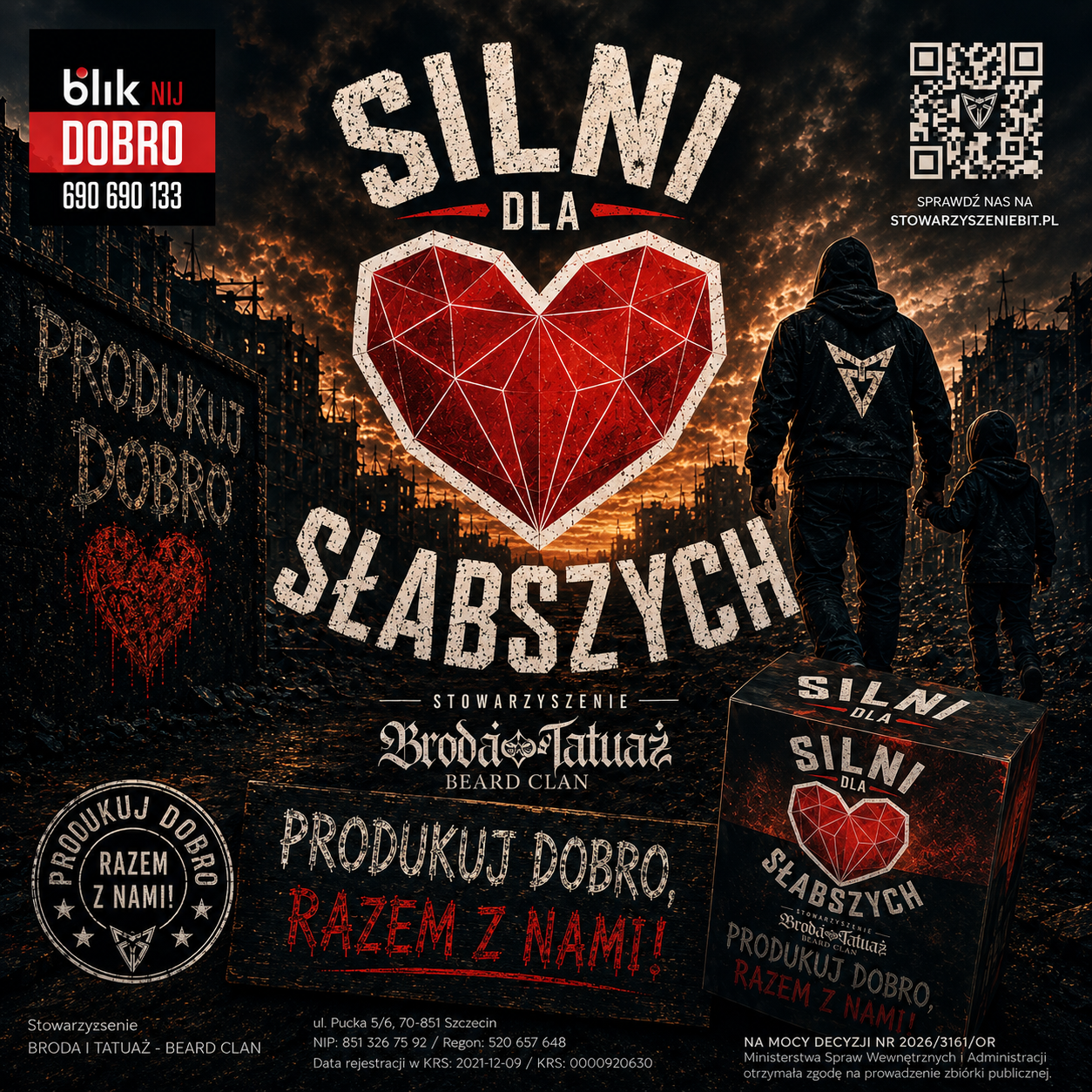 Okładka utworu Silni dla słabszych